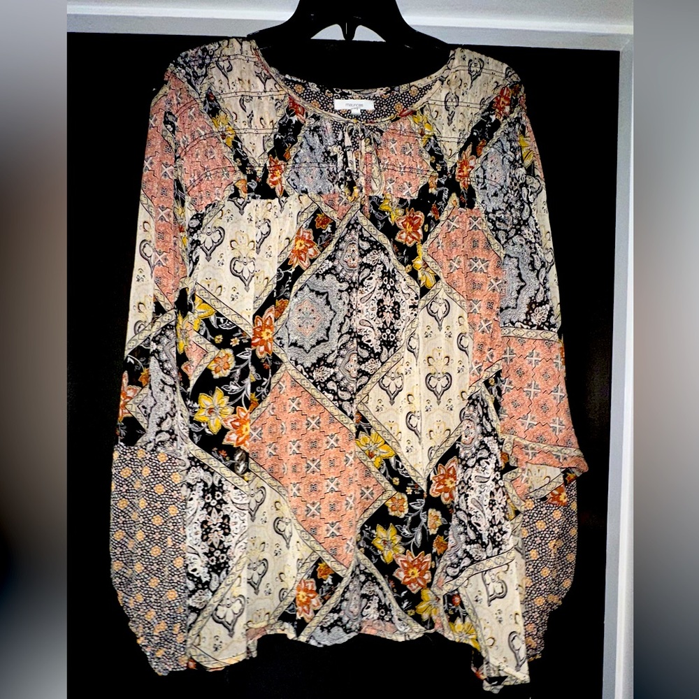 Maurice’s shirt, light weight and flattering.